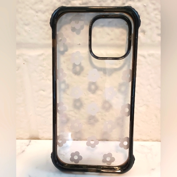 Casetify iPhone 14 Pro Max -Ditsy Daisies - White Black, Ultra Impact Case - Picture 3 of 5